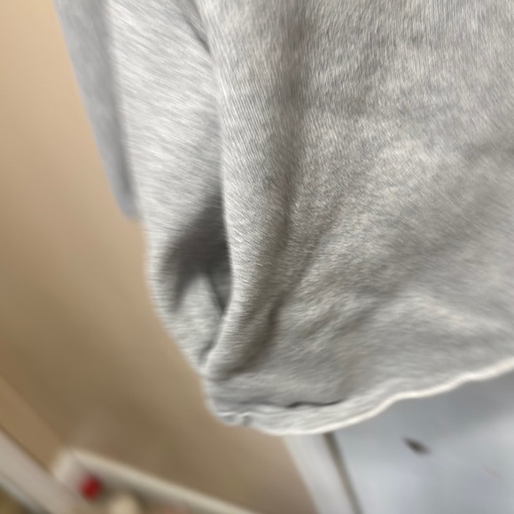 Anne Taylor large Gray Open-Front Cardigan Sweater with Long Sleeves - Picture 7 of 13